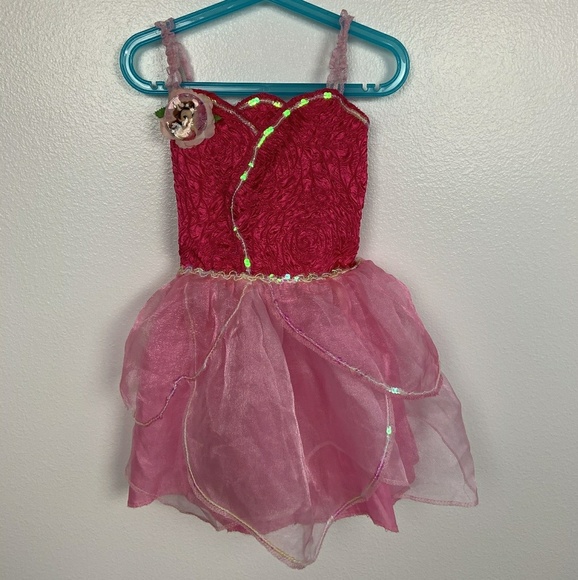 Discreet Other - Disney Dress Rosetta Pink Sz: 4/6X